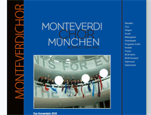Tablet Screenshot of monteverdichor.de